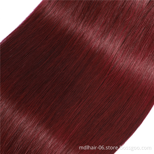 Pre Colored Ombre Human Hair Bundles Wholesale Top Quality Cuticle Aligned Virgin 1b/99j Ombre Brazilian Human Hair Extension